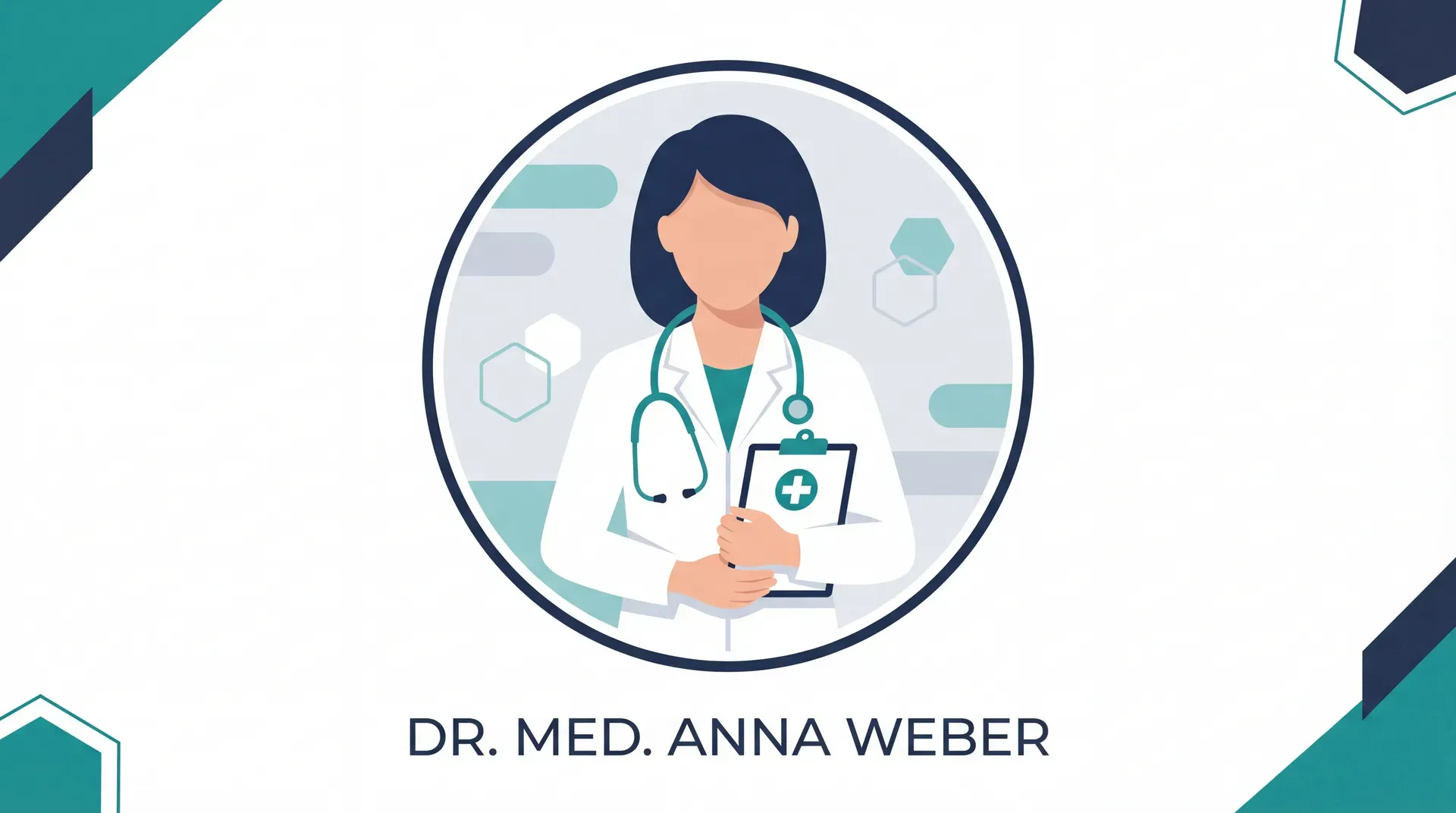 Medical professional with digital tools