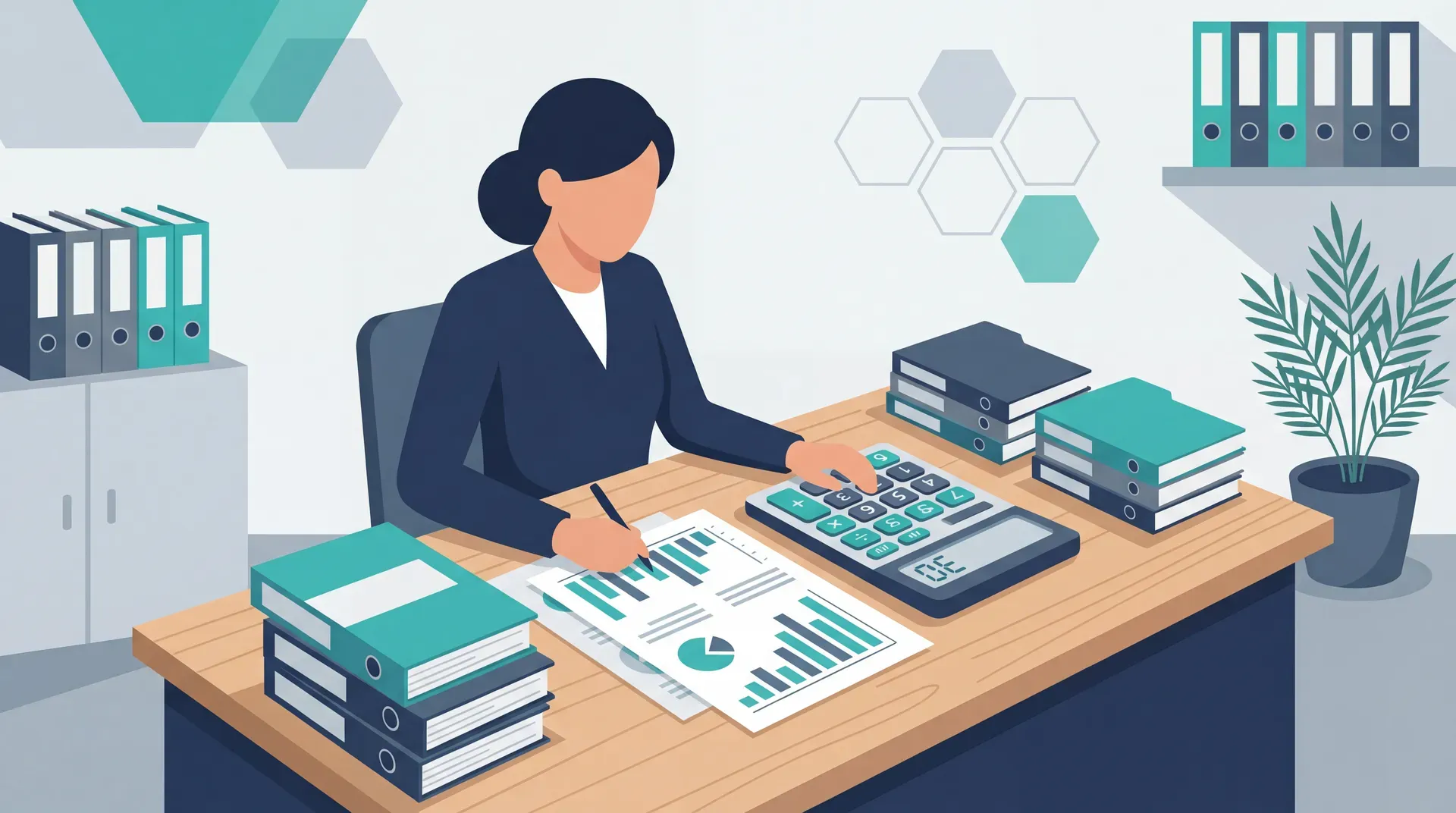 Detaillierte Finanzanalyse am Computer