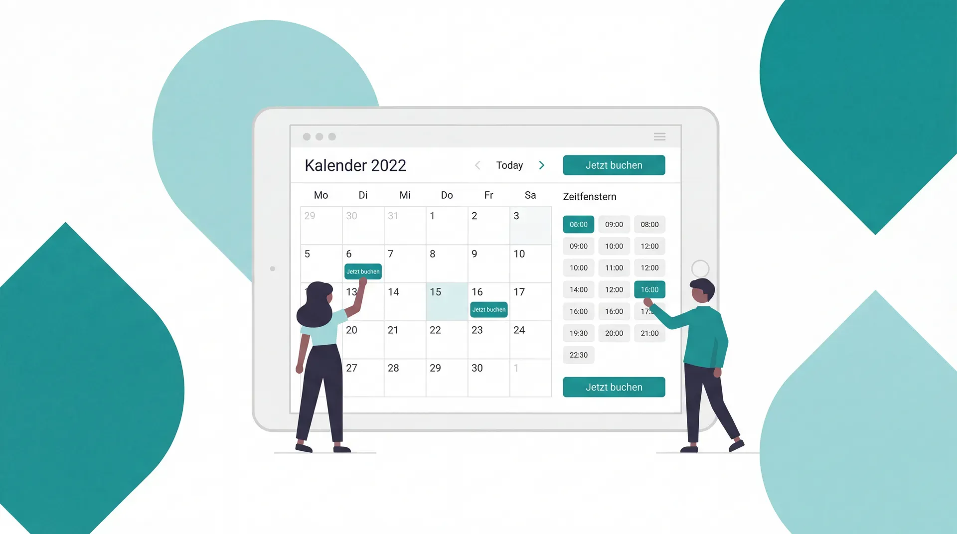 Blick in einen modernen Blumenladen